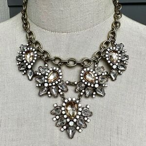 Rhinestone statement necklace